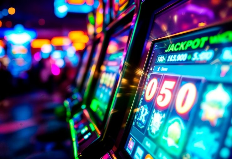 Ikon e-wallet DANA, OVO, GoPay untuk deposit cepat di slotbesar
